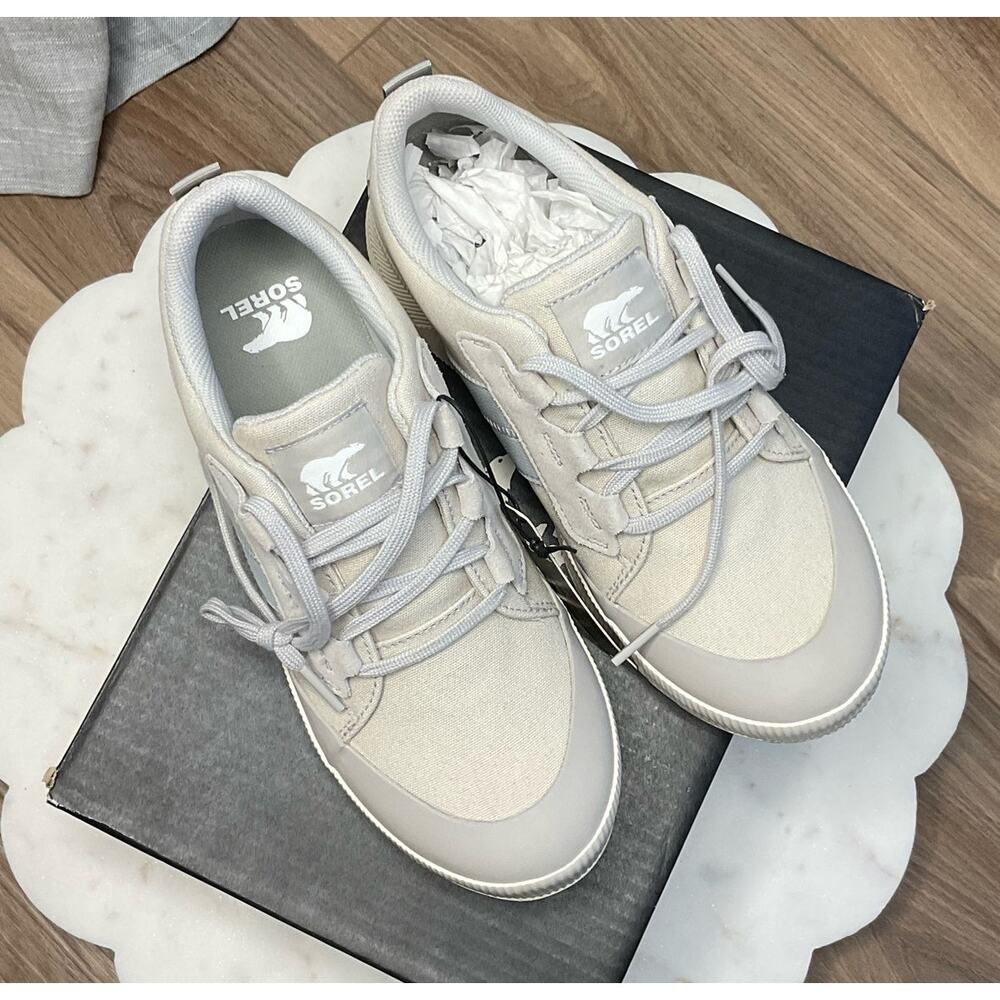 SOREL Out N About III Low Sneaker Canvas WP | NEW | Women's 8.5 US